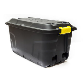 Transportbox/Rollbox mit Räder 75 Liter (Schwarz)
