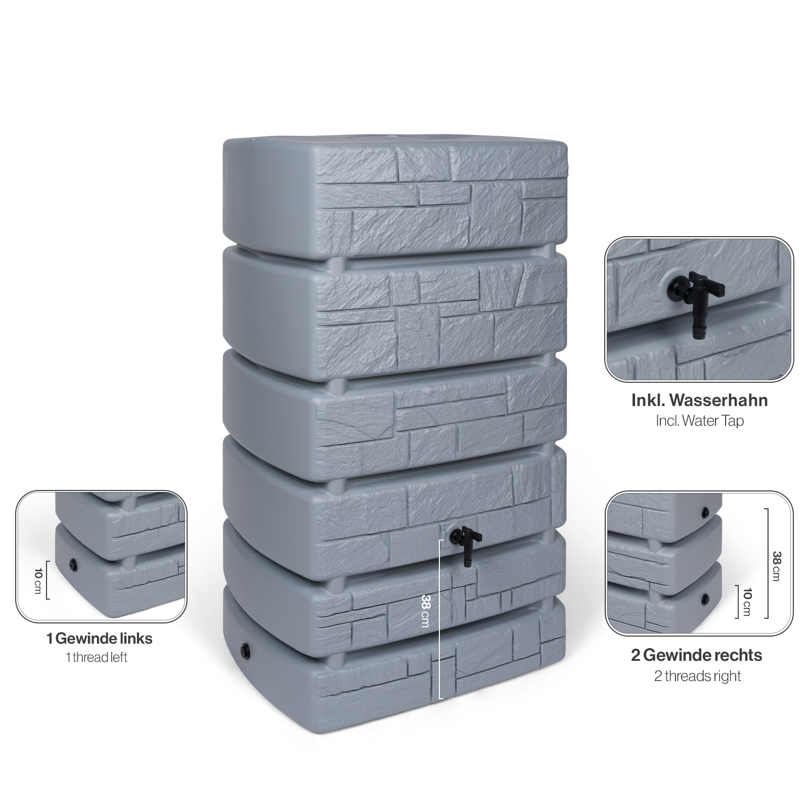Lila Wassertank XXL Wassertank
