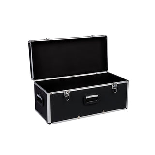 Transportkoffer mit Aluminiumrahmen in Schwarz (Größe wählbar)