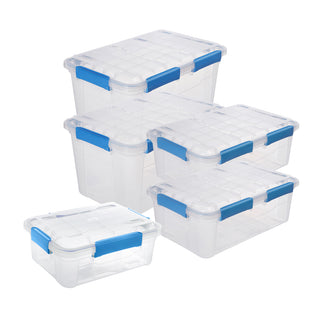 Set-Angebot: Wasserdichte Box (IP67) mit Deckel in verschiedenen Größen (Set wählbar)