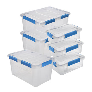 Set-Angebot: Wasserdichte Box (IP67) mit Deckel in verschiedenen Größen (Set wählbar)