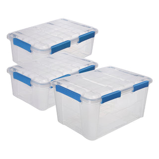 Set-Angebot: Wasserdichte Box (IP67) mit Deckel in verschiedenen Größen (Set wählbar)