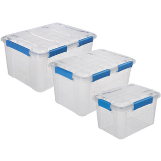 Set-Angebot: Wasserdichte Box (IP67) mit Deckel in verschiedenen Größen (Set wählbar)