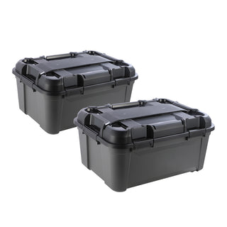 Wasserdichte Aufbewahrungsbox 'Bunker' 120 Liter mit Deckel - IPX7 (Set wählbar)