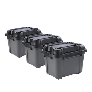 Wasserdichte Aufbewahrungsbox 'Bunker' 18 Liter mit Deckel - IP67 (Set wählbar)