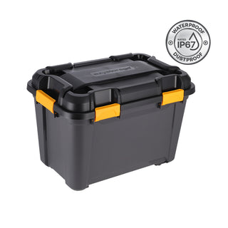 Wasserdichte Aufbewahrungsbox 'Bunker' 55 Liter mit Deckel - IP67 (Set wählbar)