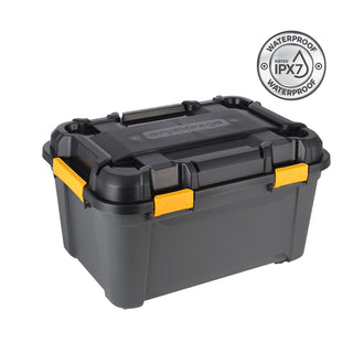 Wasserdichte Aufbewahrungsbox 'Bunker' 80 Liter mit Deckel - IPX7 (Set wählbar)