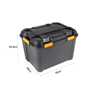 Wasserdichte Aufbewahrungsbox 'Bunker' 160 Liter mit Deckel - IPX7 (Set wählbar)