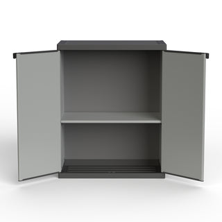 Set: 2 x ARMADIO BASSO - Kunststoffschrank mit 1 Einlegeboden
