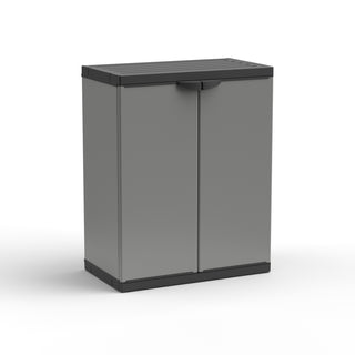 Set: 2 x ARMADIO BASSO - Kunststoffschrank mit 1 Einlegeboden