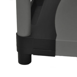 Set: 2 x ARMADIO Schwerlastregal mit 4 Ebenen, 80 x 40 x 168 (schwarz/grau)