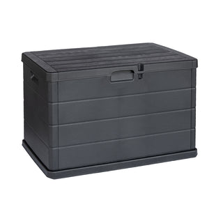 Kreher XXL Kissenbox 170 Liter (Holz Optik) in Anthrazit - NEU!