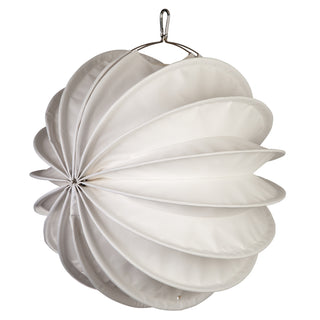 Barlooon® Outdoor Lampion - Wetterfeste Hängeleuchte für Garten, Terrasse & Balkon - Ø 30 cm / 50 cm (Größe S/M) in Weiß, Creme Beige, Flieder & Pink