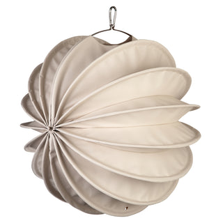 Barlooon® Outdoor Lampion - Wetterfeste Hängeleuchte für Garten, Terrasse & Balkon - Ø 30 cm / 50 cm (Größe S/M) in Weiß, Creme Beige, Flieder & Pink
