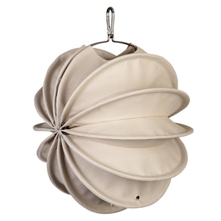 Barlooon® Outdoor Lampion - Wetterfeste Hängeleuchte für Garten, Terrasse & Balkon - Ø 30 cm / 50 cm (Größe S/M) in Weiß, Creme Beige, Flieder & Pink