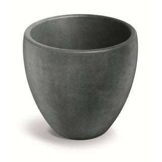 XXXL Pflanzkübel 'Cano' in Stein Optik in Anthrazit, rund (Größe/Set wählbar)