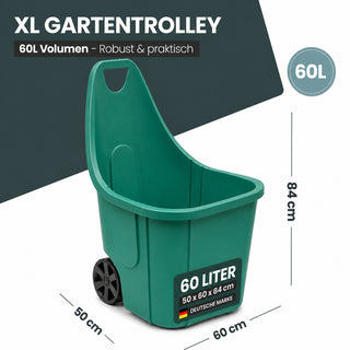 Gartenkarre 60 Liter, neu (Farbe wählbar)