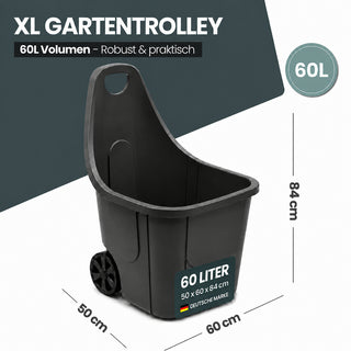 Gartenkarre 60 Liter, neu (Farbe wählbar)