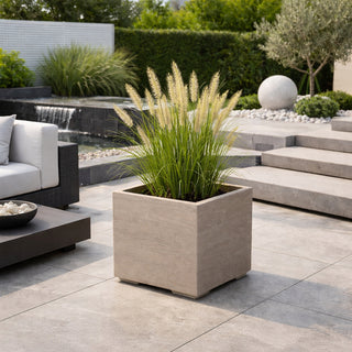 XL Pflanzkasten 'Eco' Holz Optik in verschiedenen Farben (Farbe wählbar)