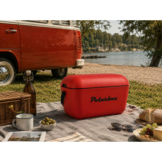 Kühlbox Polarbox 20 Liter, Farbe: Rot Schwarz