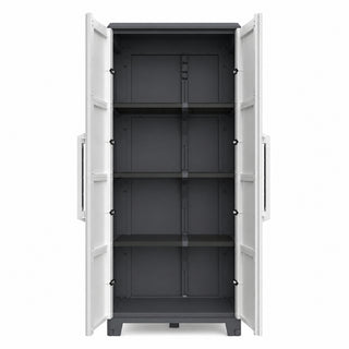 XL Kunststoffschrank 'Transforming' IP43 in Schwarz/Grau - Größe XL