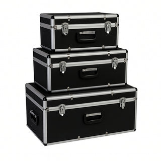 Bundle: 3er Set Transportkoffer ABS 27, 65 und 100 Liter (Farbe wählbar)