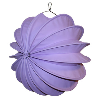 Barlooon® Outdoor Lampion - Wetterfeste Hängeleuchte für Garten, Terrasse & Balkon - Ø 30 cm / 50 cm (Größe S/M) in Weiß, Creme Beige, Flieder & Pink