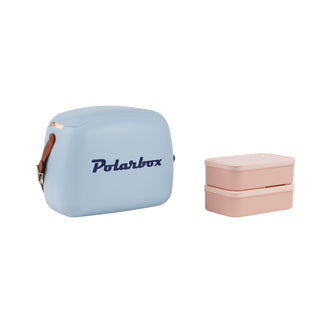 Kühlbox Polar 6 Liter inkl. 2 Lunchboxen, Farbe: Jeans Blau
