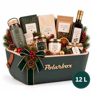 Kühlbox 'Polarbox' 12 Liter - Geschenkebox - Farbe: Forest Gold