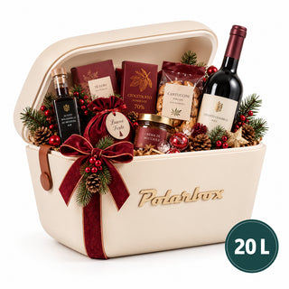 Kühlbox 'Polarbox' 20 Liter - Geschenkebox - Farbe: Cream Gold