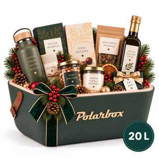 Kühlbox 'Polarbox' 20 Liter - Geschenkebox - Farbe: Forest Gold