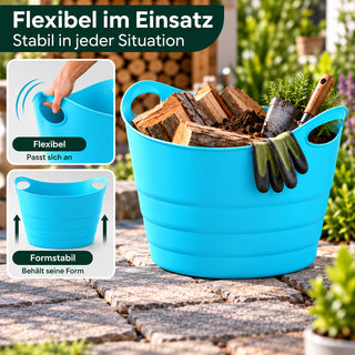 2 x Mehrzweckkorb 'Honey' in Blau