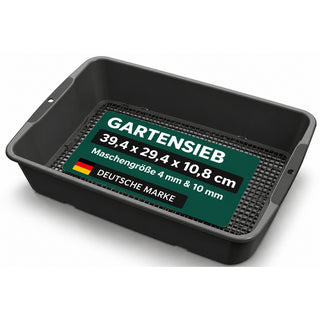 Gartensieb "Respana" in Anthrazit (Stückzahl wählbar)