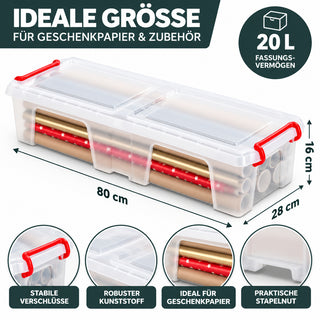 Geschenkpapier Box 20 L (Set wählbar)