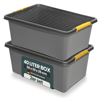 Solid Box mit Deckel in verschiedenen Größen (Größe wählbar)