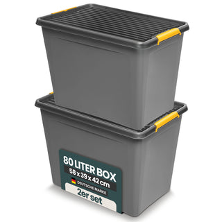 Solid Box mit Deckel in verschiedenen Größen (Größe wählbar)