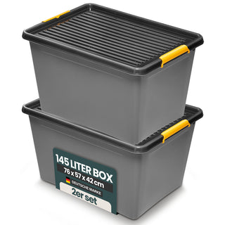 Solid Box mit Deckel in verschiedenen Größen (Größe wählbar)