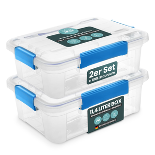 Wasserdichte Box (IP67) mit Deckel in verschiedenen Größen (Set/Größe wählbar)