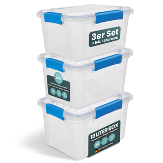 Wasserdichte Box (IP67) mit Deckel in verschiedenen Größen (Set/Größe wählbar)