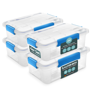 Wasserdichte Box (IP67) mit Deckel in verschiedenen Größen (Set/Größe wählbar)