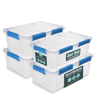 Wasserdichte Box (IP67) mit Deckel in verschiedenen Größen (Set/Größe wählbar)