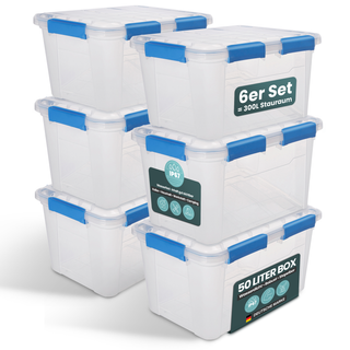 Wasserdichte Box (IP67) mit Deckel in verschiedenen Größen (Set/Größe wählbar)