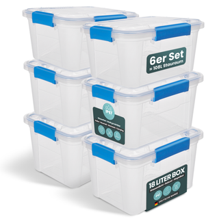 Wasserdichte Box (IP67) mit Deckel in verschiedenen Größen (Set/Größe wählbar)