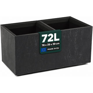 XL Pflanzkasten "Karo" in verschiedenen Farben und Größen (Farbe/Größe wählbar)