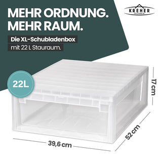 Bundle: 1 x Schubladenbox XL52 + 1 x Schubladenbox XXL 52