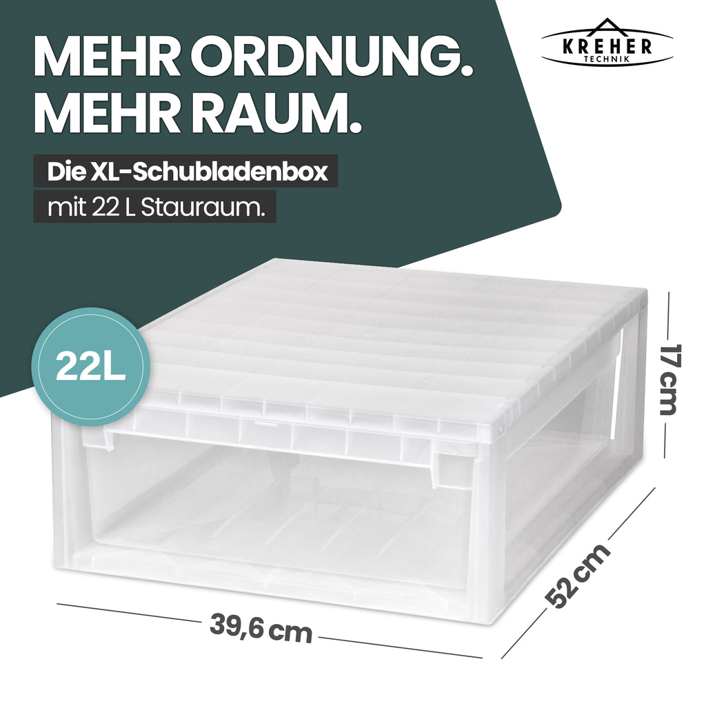 Schubladenbox 52 Größe XL, 22 Liter