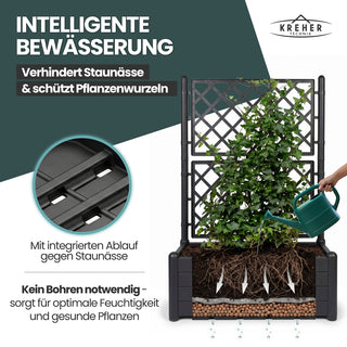 Set: 2 x HOLZ OPTIK XL SPALIER (breite Version) Farbe: Anthrazit