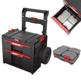 Q-BRICK PRO - Mobiler Werkstattwagen, Variante: Cart PRO D2