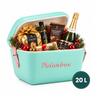 Kühlbox 'Polarbox' 20 Liter - Geschenkebox - Farbe: Türkis