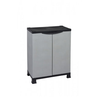 Bundle: MADERA / Kunststoffschrank mit 3 Einlegeböden + Kunststoffschrank mit 1 Einlegeboden